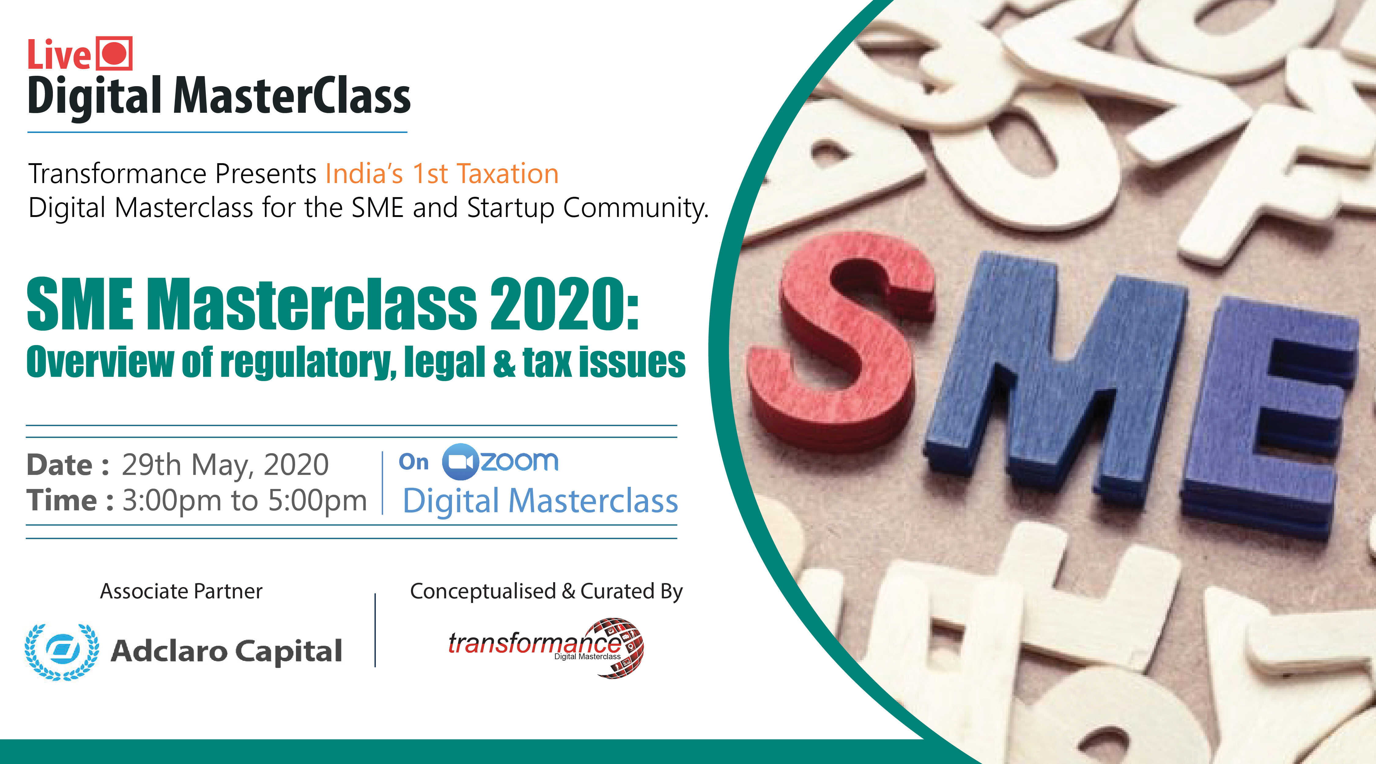 SME Masterclass 2020: Overview of regulatory, legal & tax issues 